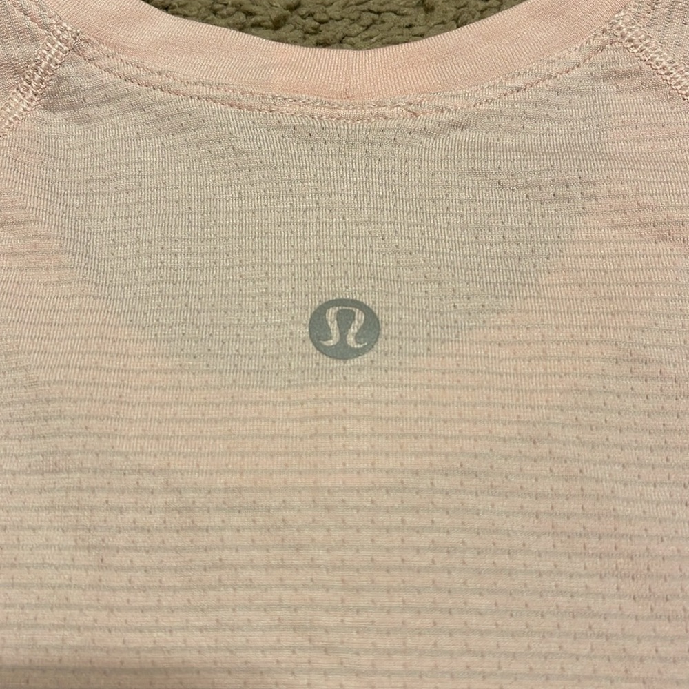 lululemon athletica Light Pink Short Sleeve Top - Picture 3 of 5